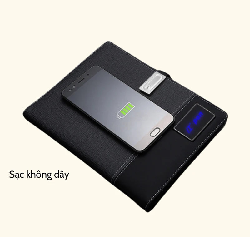 Multi-function Wireless Charging Notebook