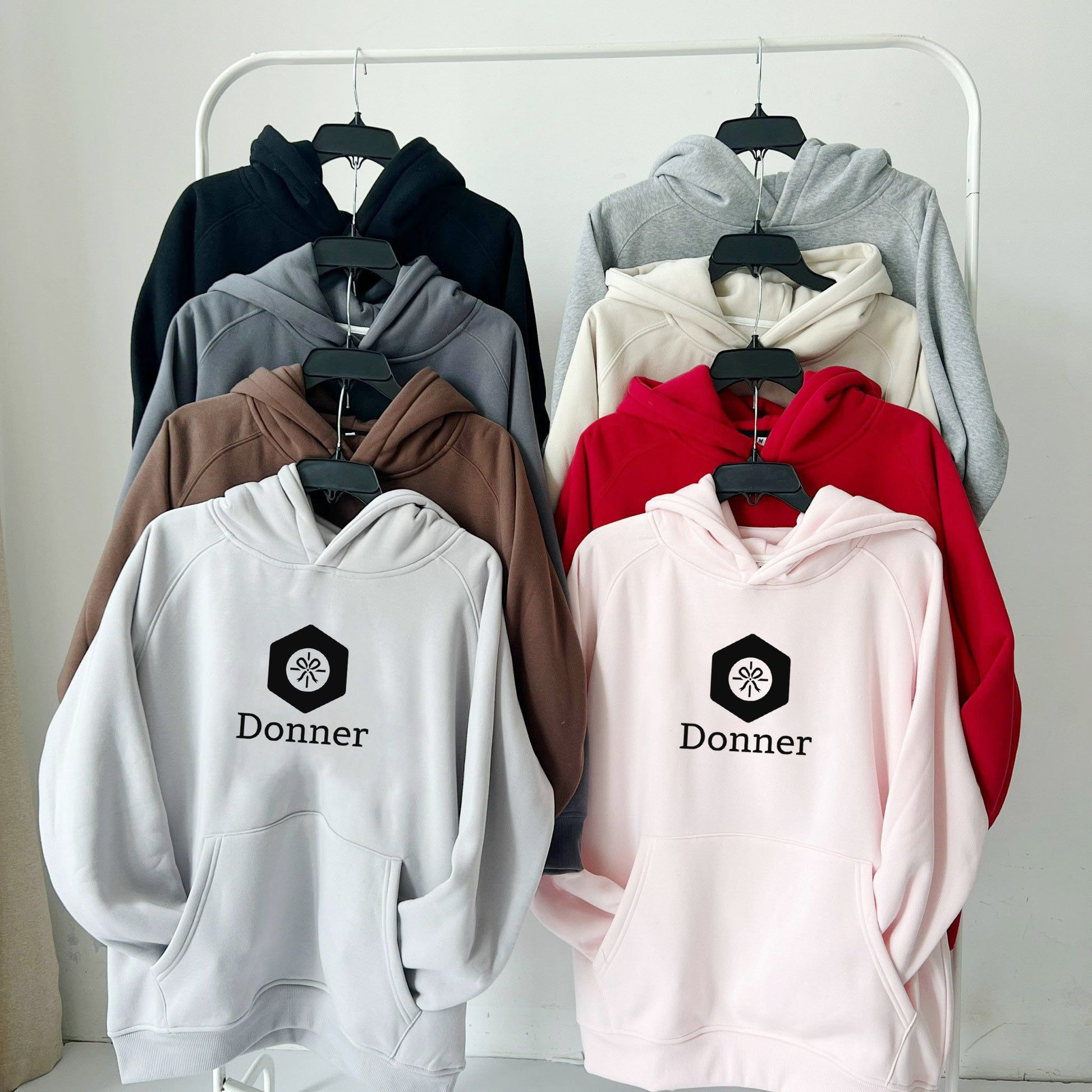 áo hoodie in logo